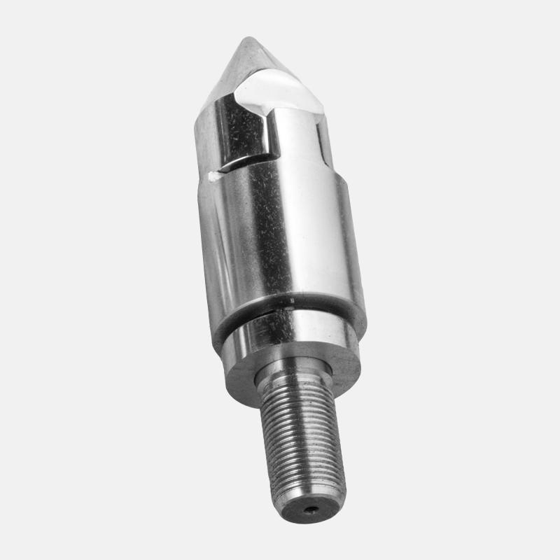 Screw barrel nozzle tip for injection screw barrel