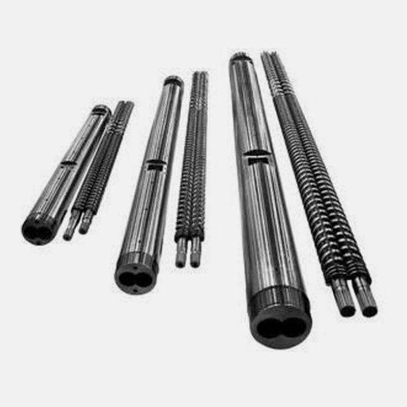 What are the advantages of conical twin-screw barrel